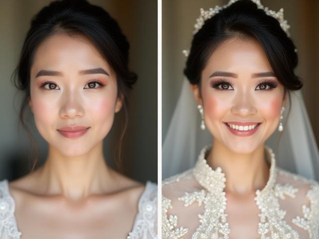 Solekan pengantin: dari wajah biasa kepada tampil menawan pada hari istimewa.